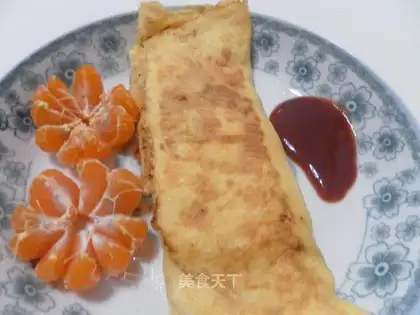 Apple cheese eggcake