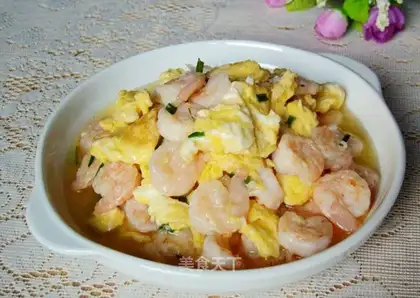Shrimp fried eggs