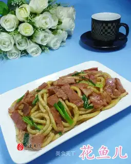 Black pepper bacon, noodle