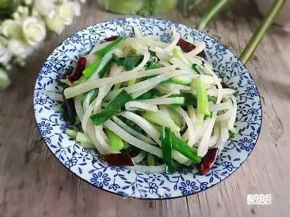 Onion fried blue