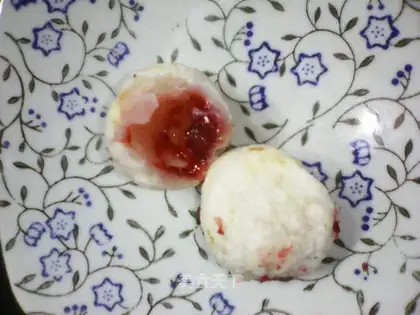 Fry fruit and soup