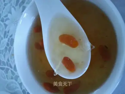 Peach and glue