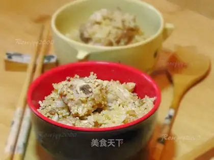 The veal of the rice