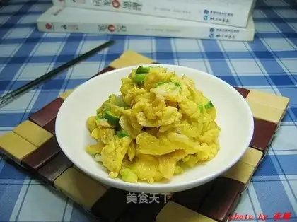 Garlic fried eggs