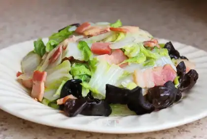Bacon and cabbage