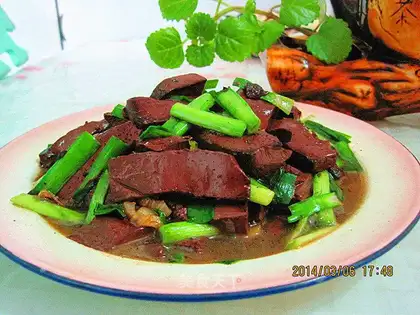Pork blood
