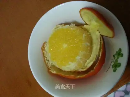 Water steamed oranges