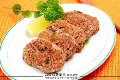 Onion fragrance shrimp eggcake