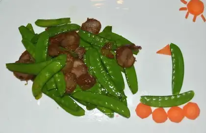 Weenie fried Dutch beans