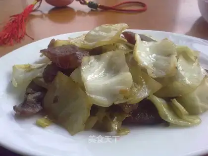 Garlic sausage cabbage