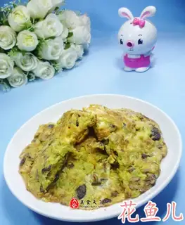 Tea, mushroom, cabbage and egg