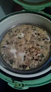 Frozen egg meatloaf