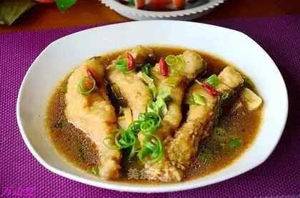 Red-burned fish