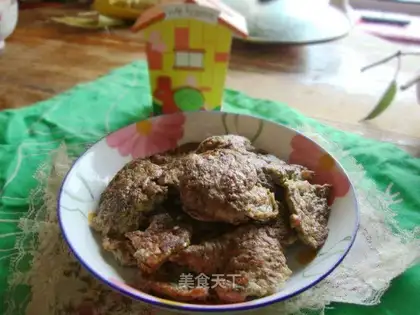 ♪ Scrambled meat and eggs ♪