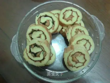 Meat pine moss cake roll