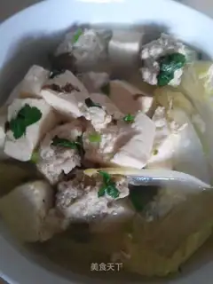 Tofuball soup