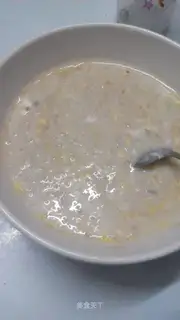 Milk egg oatmeal