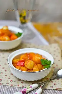 Creamed eggs