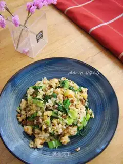 Shrimp beef fried rice