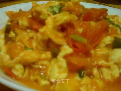 tomato scrambled eggs