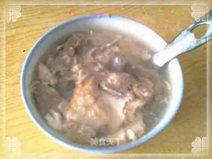 Pig liver soup