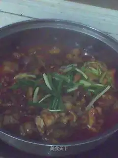 Spicy chicken hotpot