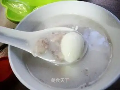 Taro, coconut juice, sago dew