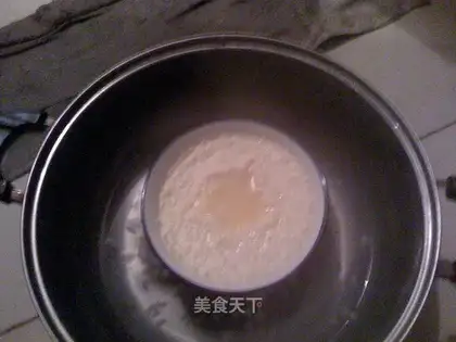 milk and egg custard