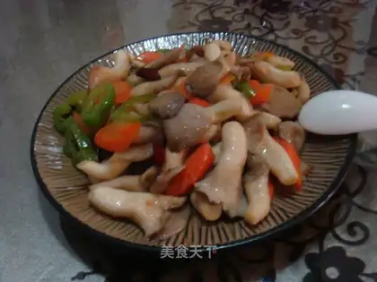 stir-fried mushrooms