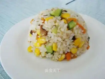 carrot corn fried rice
