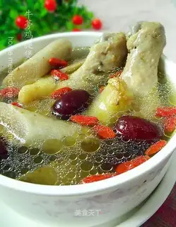 Burdock chicken leg stew