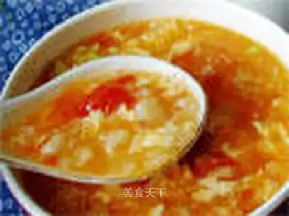 Tomato noodle soup