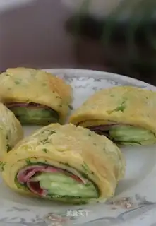 Bacon egg burrito