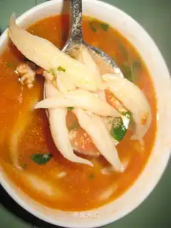 Tomato fish noodles