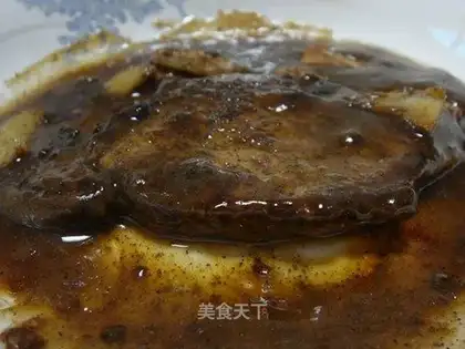 Black pepper pork chop