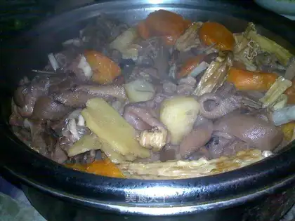 Mutton brisket pot
