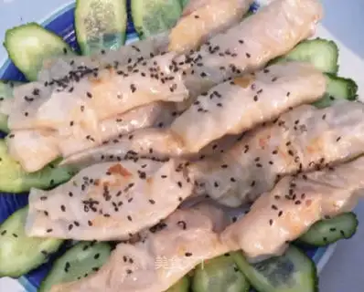 Delicious chicken roll