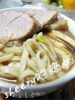 Sauce beef noodle soup