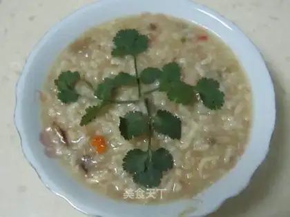Seafood chicken porridge