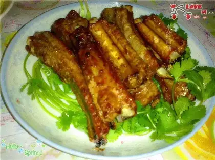 Spicy grilled rice steak