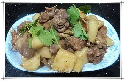 braised duck with yam