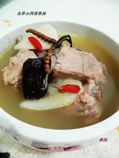 Cordyceps and Huaishan pork ribs soup
