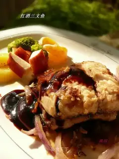 Red wine salmon