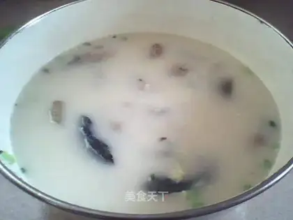 Fish and Preserved Egg Soup