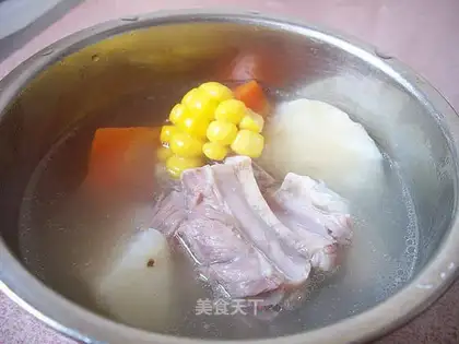 Huaishan pork ribs soup