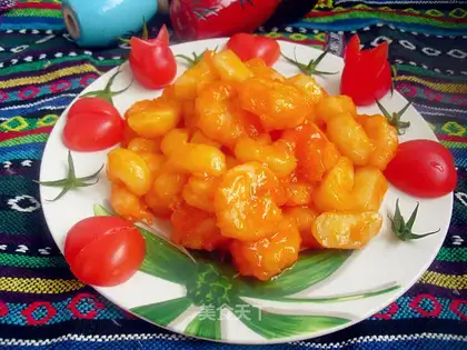 Cheese and shrimp