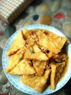 Cracked tofu