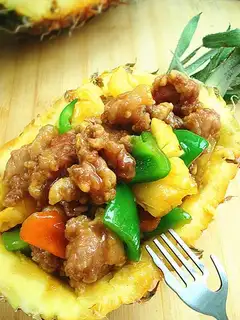 Old pineapple meat