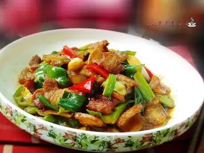 It's usually fried meat