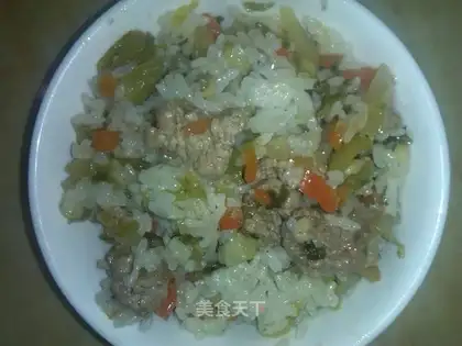 Sour sauce, fried rice